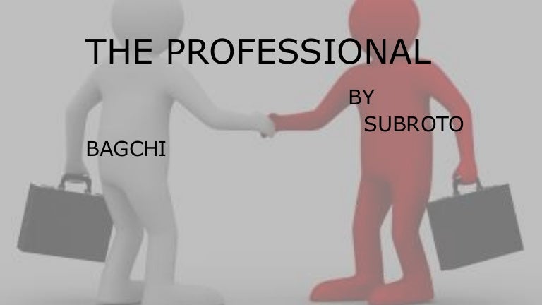 The Professional Book By Subroto Bagchi Pdf